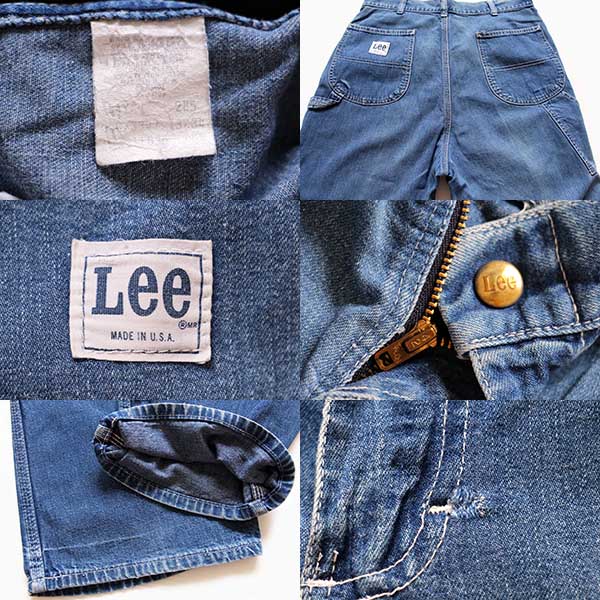 70s USA製 Leeリー デニム ペインターパンツ w33 L34 - Sixpacjoe Web Shop