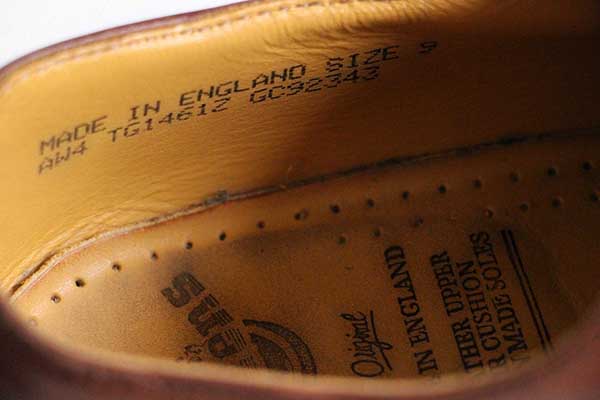 英国製 DR.MARTENSドクターマーチン 3ホール レザーシューズ 茶