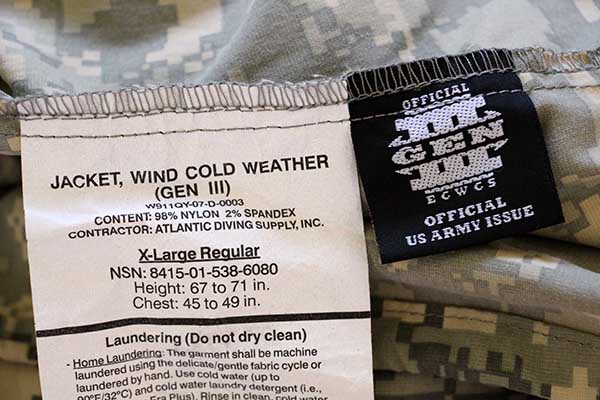 00s 米軍 U.S.ARMY ECWCS GEN3 LEVEL4 UCP デジタルカモ