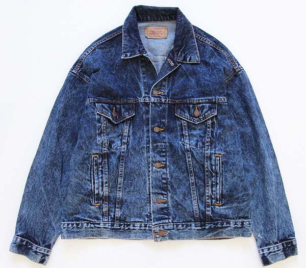 80s USA製 Levi'sリーバイス 70507 ケミカルウォッシュ デニム