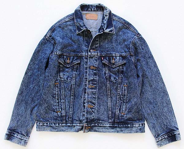 80s USA製 Levi'sリーバイス 70507 ケミカルウォッシュ デニム