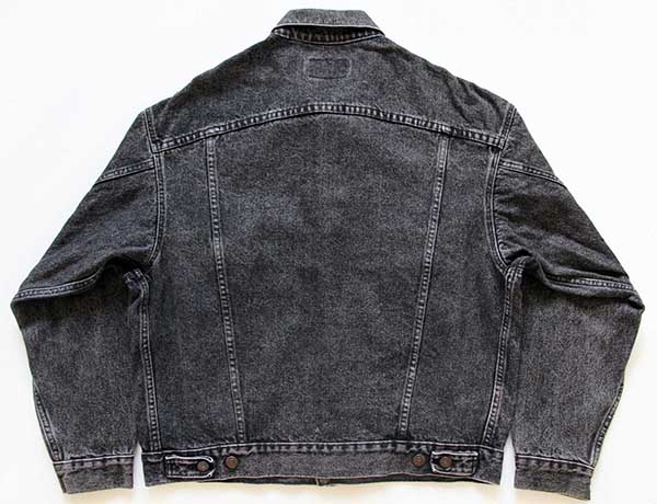 80s USA製 Levi'sリーバイス 70507 先染め ブラック デニムジャケット