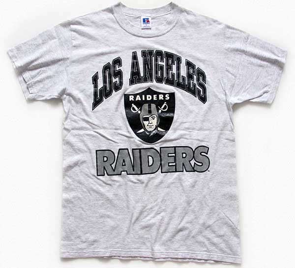 90s USA製 RUSSELLラッセル NFL LOS ANGELES RAIDERSレイダース 
