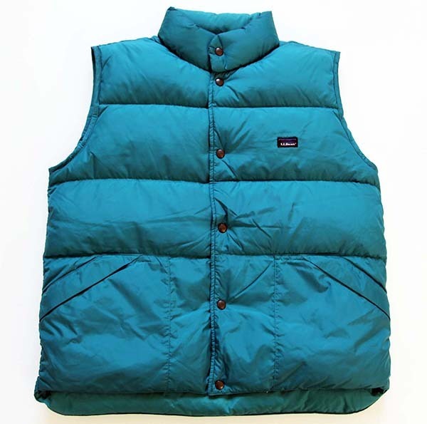 L.L.Bean エルエルビーン ダウンベスト ターコイズ 90s