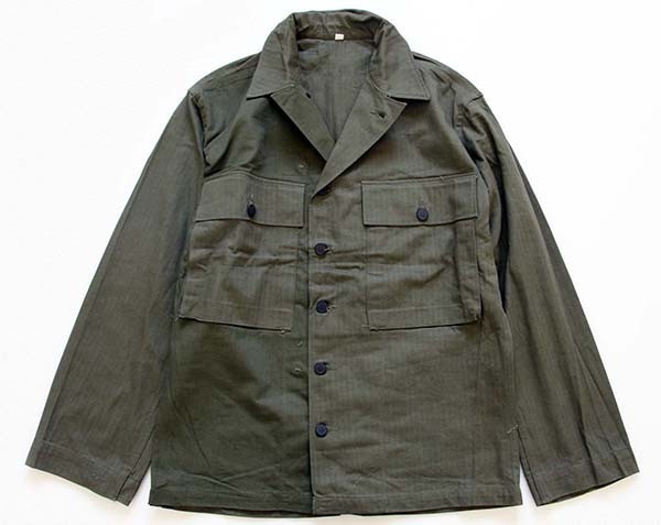 着丈74cmバック襟付け根よりDeadStock 40s U.S.Army M-43 ヘリンボーン ジャケット