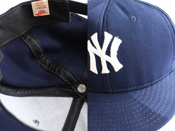 NewYoMLB NewYork Yankees ヤンキース 80s ビンテージキャップ - キャップ