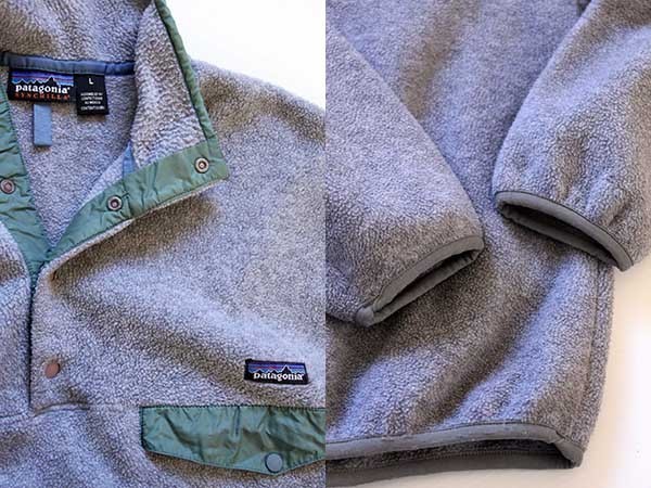 patagonia パタゴニア シンチラ スナップT フリース グレー