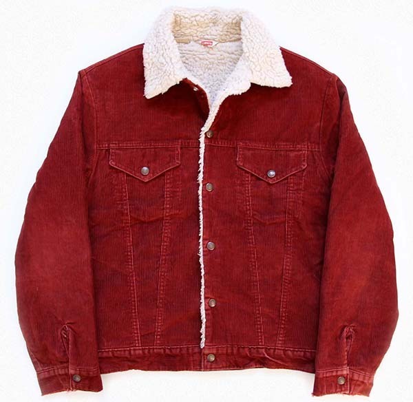 Levi’s corduroy boa jacket USA リーバイス身幅50