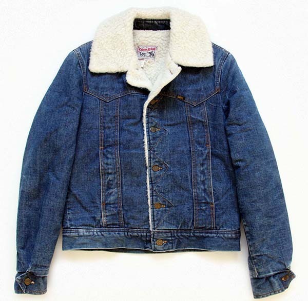 70s USA製 Leeリー STORM RIDERストームライダー ボアライナー デニムジャケット - Sixpacjoe Web Shop