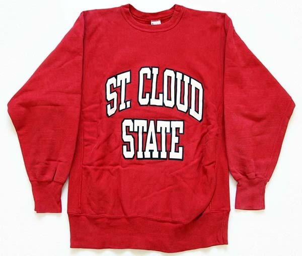 90s USA製 Championチャンピオン ST.CLOUD STATE リバースウィーブ