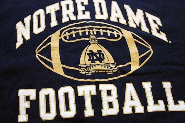 【Champion 】XL リバースウィーブNOTREDAME FOOTBALL