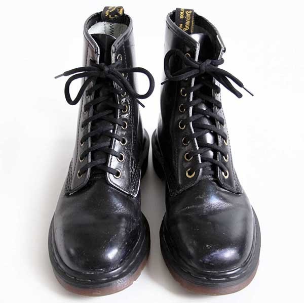 英国製 DR.MARTENSドクターマーチン 8ホールブーツ 黒 UK5 - Sixpacjoe