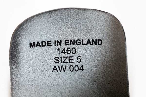 英国製 DR.MARTENSドクターマーチン 8ホールブーツ 黒 UK5