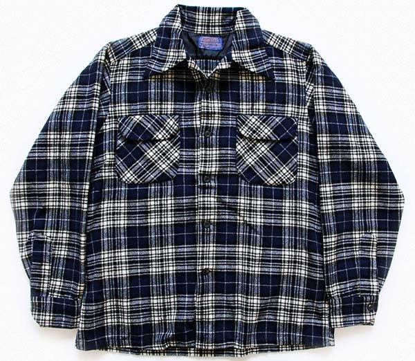 70s USA製 PENDLETONペンドルトン タータンチェック ウールシャツ M★D - Sixpacjoe Web Shop