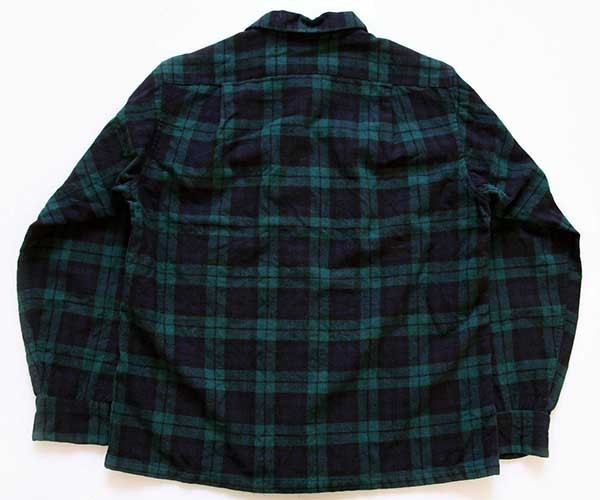 50s〜　PENDLETON ペンドルトン　オープンカラーシャツ　グリーン　M