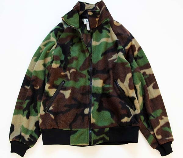 80s USA製 L.L.Bean 迷彩 フリースジャケット L - Sixpacjoe Web