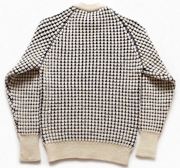 英国製 STEVENAGE KNITTING ウール ポップコーンニット セーター