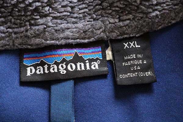 90s USA製 patagoniaパタゴニア レトロX フリースジャケット グレー 