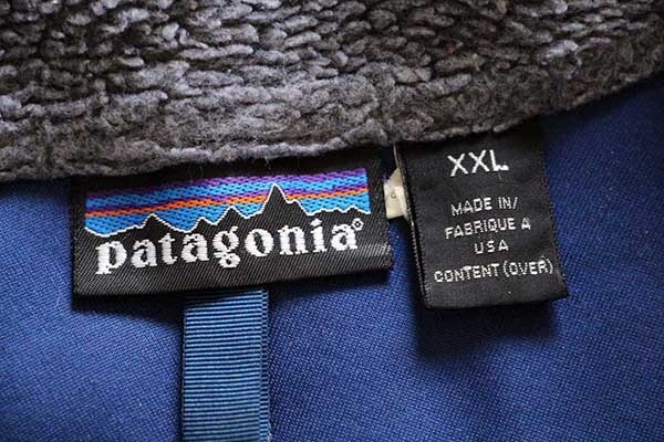 90s USA製 patagoniaパタゴニア レトロX フリースジャケット グレー