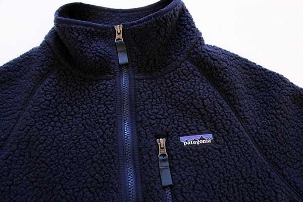 patagoniaパタゴニア レトロ パイル フリースジャケット ネイビー