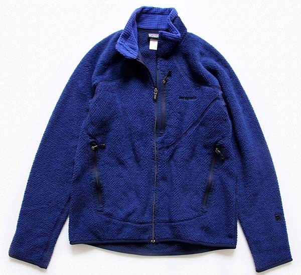 ヴィンテージ　XL patagonia  フリース　R2　ジャケット　青　ブルー