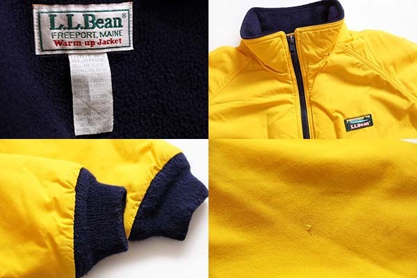 l.l.bean warm up jacket 90s