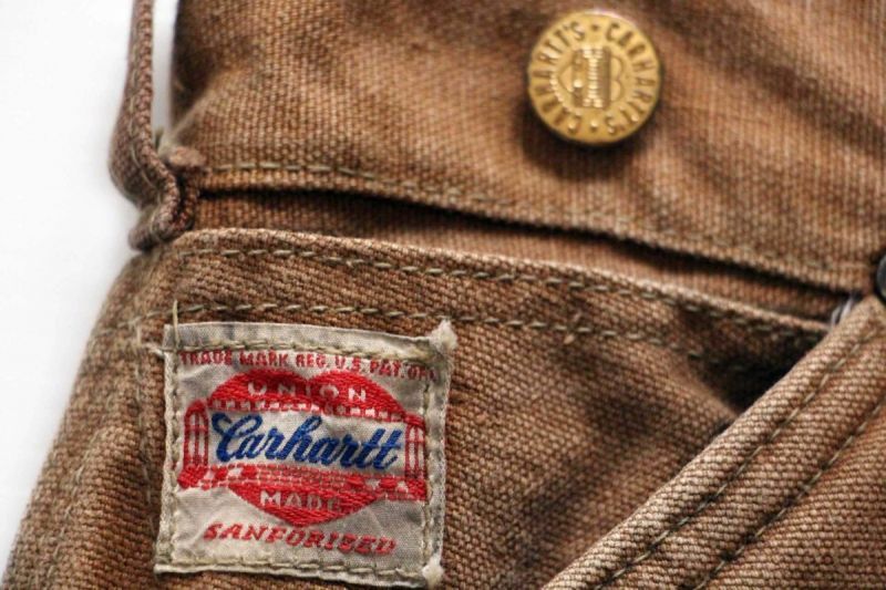 ビンテージ 50s ハートタグ カーハート ダックパンツ carhartt ビンテージ ウェスト