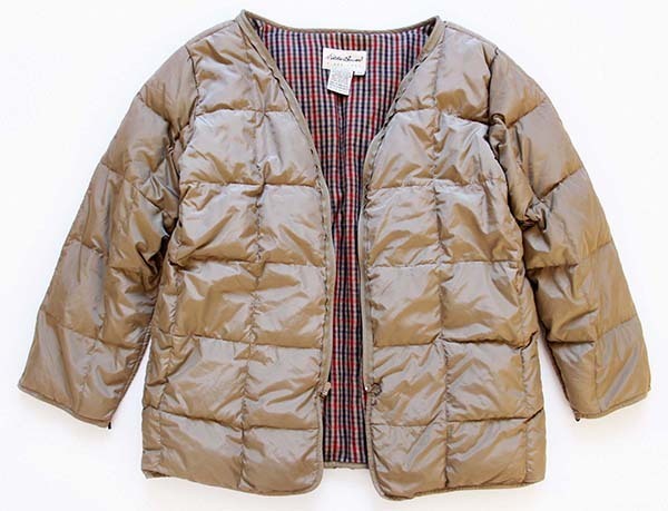 90s Eddie Bauer キルティング ライナー ダウン ジャケット