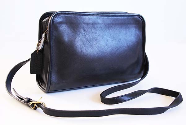 USA製 COACH オールド コーチ レザー ショルダーバッグ 黒★9814 - Sixpacjoe Web Shop