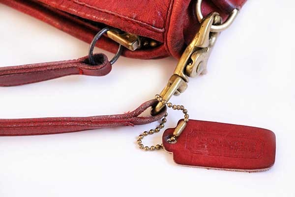 70s USA製 COACH オールド コーチ レザー ショルダーバッグ 赤