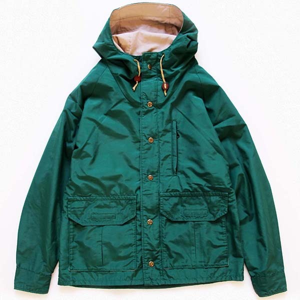 80s Columbiaコロンビア ナイロン マウンテンパーカー 緑 M - Sixpacjoe Web Shop