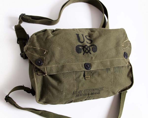 40s 米軍 U.S.ARMY ガスマスクバッグ - Sixpacjoe Web Shop