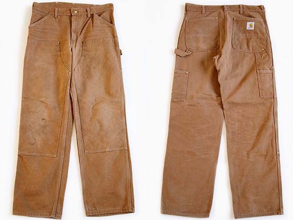 【Carhartt】80s ダブルニー made in USA W36