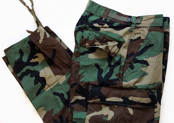 デッドストック☆80s 米軍 U.S.ARMY ウッドランドカモ BDU カーゴ ...