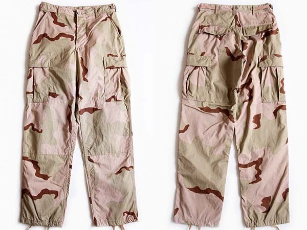 90 米軍 U.S.ARMY デザートカモ BDU カーゴパンツ S-R - Sixpacjoe Web