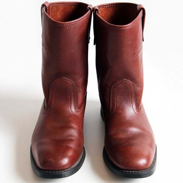 80s USA製 Mason Western ペコスブーツ 茶 10D - Sixpacjoe Web Shop