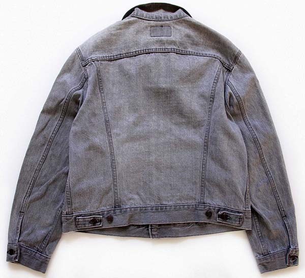 80s USA製 Levi'sリーバイス 70506-0259 先染め ブラックデニムジャケット 4ポケット 44 - Sixpacjoe