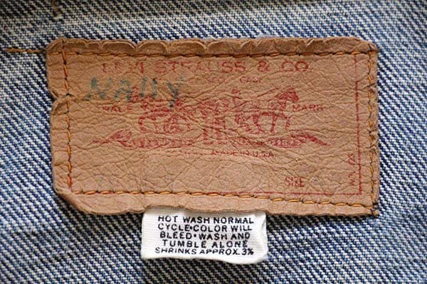 60s USA製 LEVI'Sリーバイス 70505 BIGE デニムジャケット 40