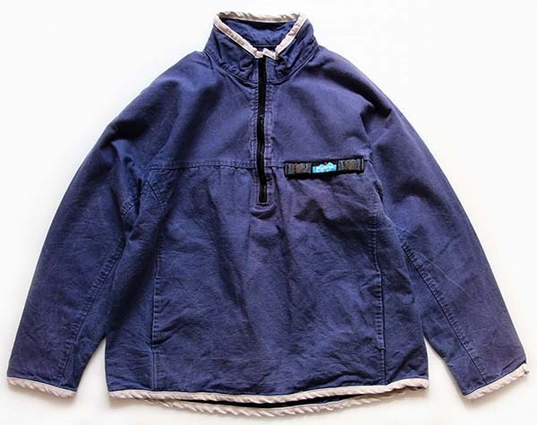 ☆美品 カブー KAVU ハーフジップ プルオーバー スローシャツ アメリカ製