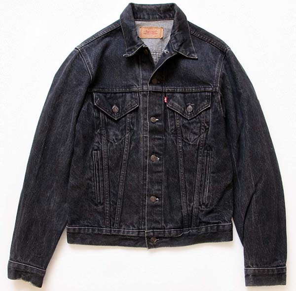 80s USA製 Levi'sリーバイス 71506-0259 先染め ブラックデニム