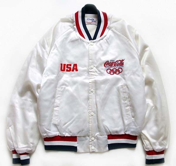 80s USA製 Chalk Line 1988 USA OLYMPICオリンピック Coca-Cola 