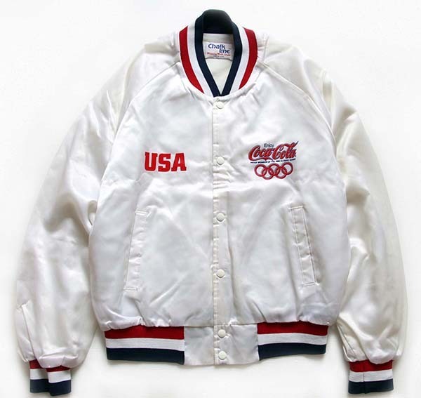 80s USA製 Chalk Line 1988 USA OLYMPICオリンピック Coca-Cola