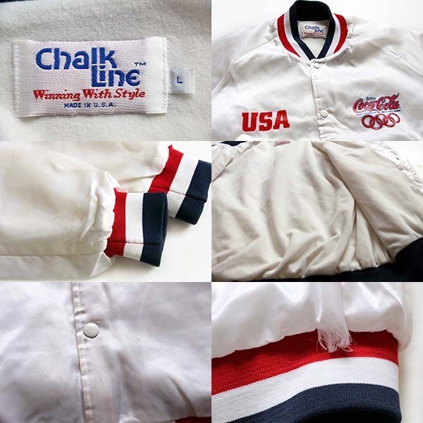 80s USA製 Chalk Line 1988 USA OLYMPICオリンピック Coca-Cola