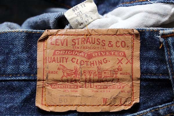 Levi's501 66後期デニムw30 L30