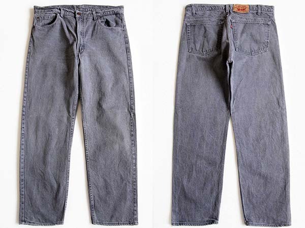 80s USA製 Levi'sリーバイス 505 グレー デニムパンツ w38 - Sixpacjoe Web Shop