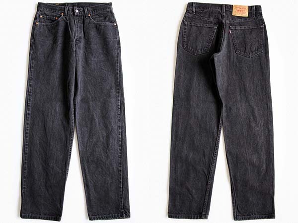 90s Usa製 Levi Sリーバイス 550 ブラック デニムパンツ W32 L32 Sixpacjoe Web Shop