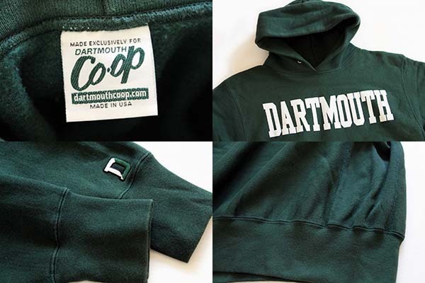 90s USA製 リバースウィーブ パーカー dartmouth