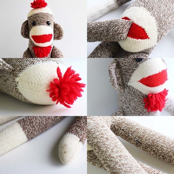 ハンドメイド ソックモンキー☆ぬいぐるみ - Sixpacjoe Web Shop
