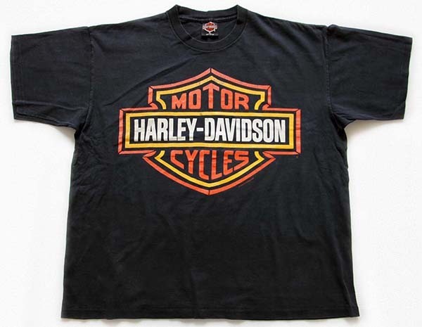 90s USA製 HARLEY-DAVIDSONハーレー ダビッドソン ロゴ コットンT