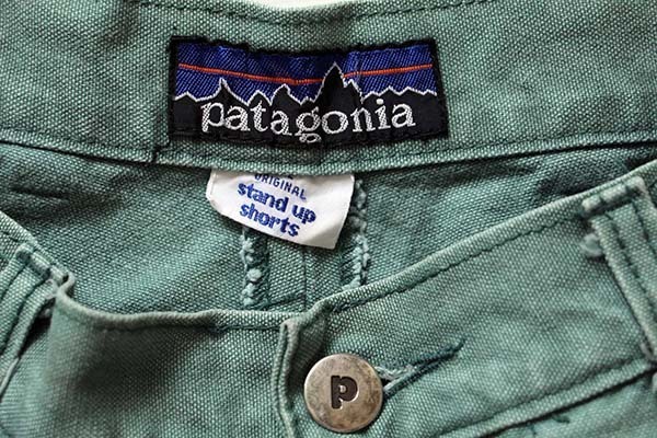 80s patagoniaパタゴニア デカタグ コットン スタンドアップ ショーツ 